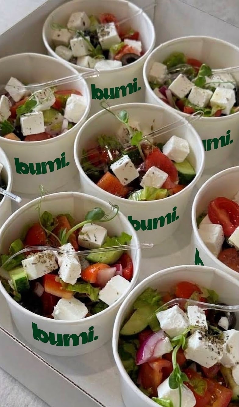 Box salades grecques dans des pots Bumi